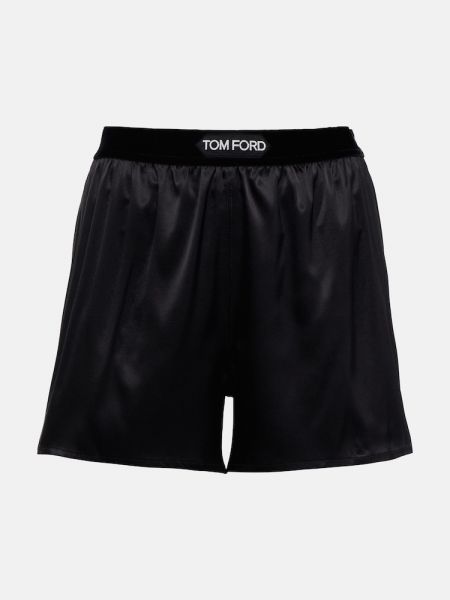 Seiden shorts Tom Ford schwarz