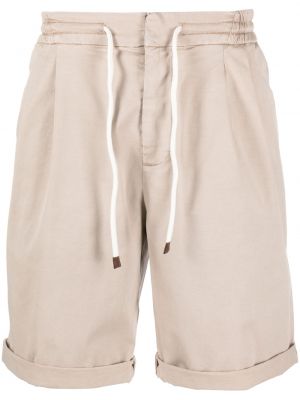 Pantalon chino en coton Brunello Cucinelli beige