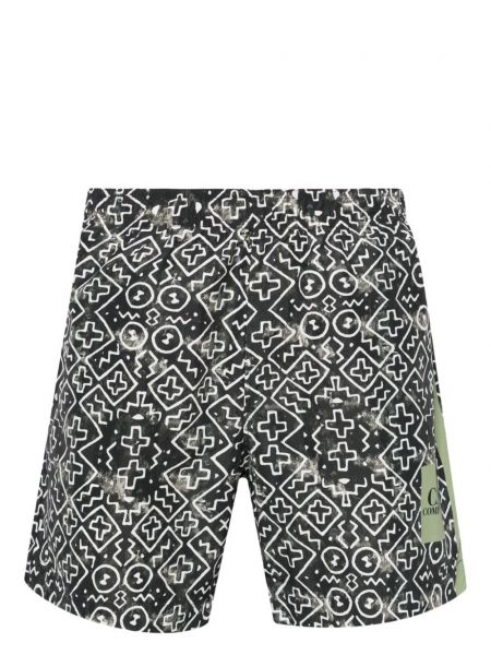 Shorts mit print C.p. Company grün