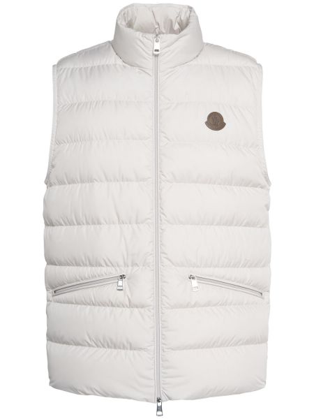 Väst i dun Moncler vit