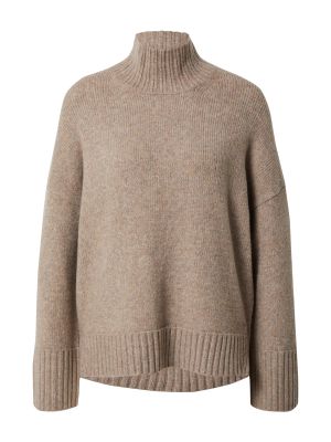 Пуловер Abercrombie & Fitch кафяво