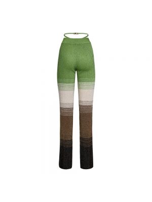 Proste spodnie Gcds zielone