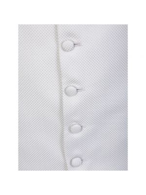 Chaleco de traje sin mangas Dell'oglio blanco