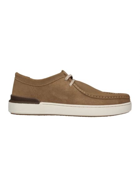 Beżowe loafers Clarks