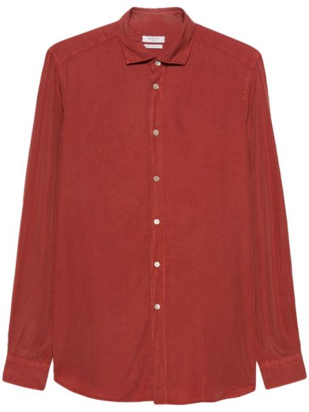 Chemise longue Boglioli rouge