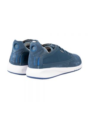 Sneakersy z okrągłym noskiem Geox niebieskie