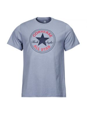 Koszulka z krótkim rękawem Converse niebieska