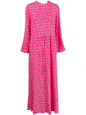 Dlouhé šaty Dvf Diane Von Furstenberg ružová