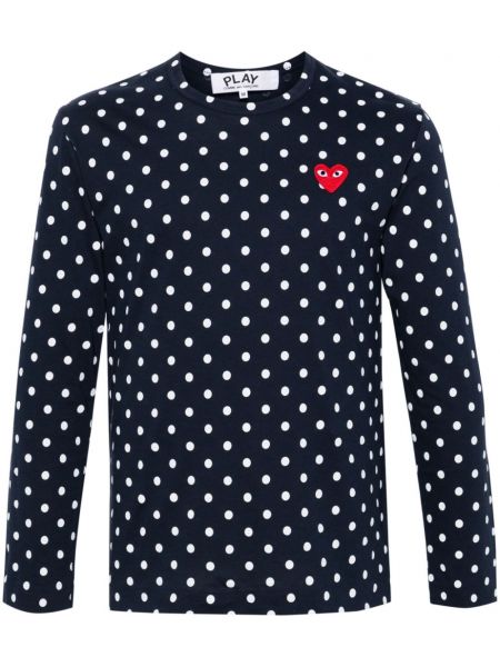 T-shirt Comme Des Garçons Play blå