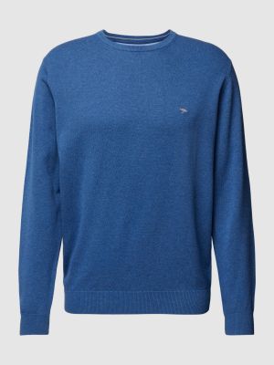 Dzianinowy sweter Fynch-hatton niebieski