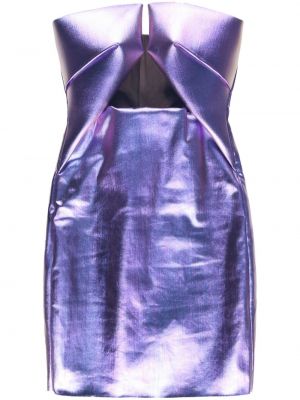 Sukienka koktajlowa Rick Owens fioletowa