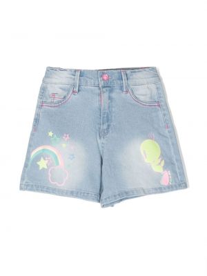 Jeansshorts för tjejer Billieblush blå