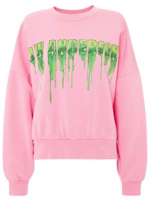 Bomull sweatshirt Jw Anderson rosa