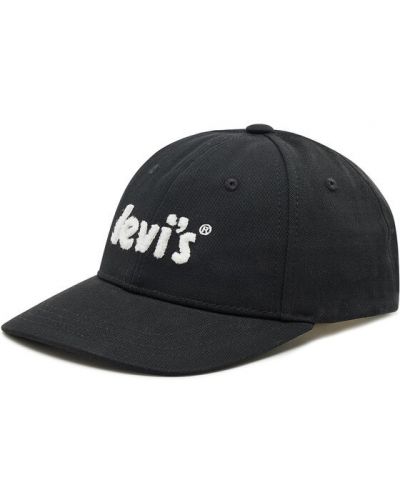 Șapcă din bumbac Levi's® negru
