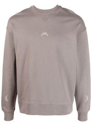Sweatshirt mit rundem ausschnitt A-cold-wall* grau