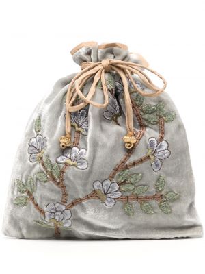 Kvetinová zamatová peňaženka Anke Drechsel
