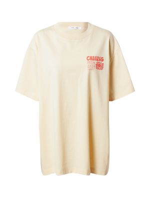 T-shirt in maglia Samsoe Samsoe beige