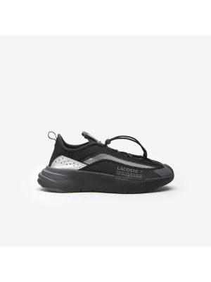 Черные кроссовки Lacoste