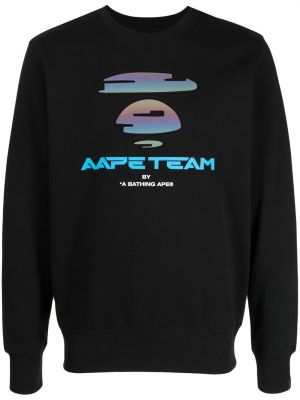 Trykt sweatshirt Aape By *a Bathing Ape® svart