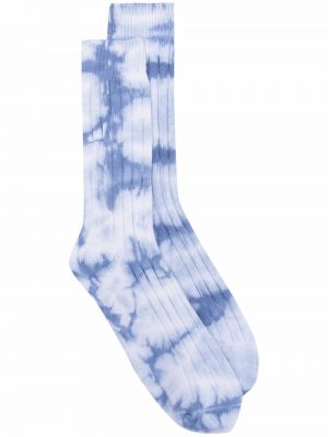 Чорапи с tie-dye ефект Stüssy синьо