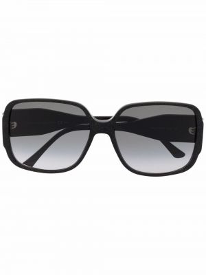Oversize saulesbrilles Jimmy Choo Eyewear melns