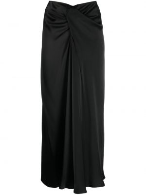 Drapovaný midi sukňa Stella Mccartney čierna