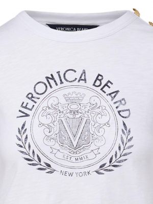 T-shirt aus baumwoll mit print Veronica Beard