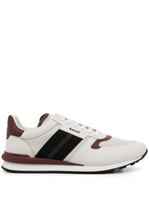 Stripete sneakers Bally hvit