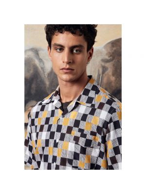 Camisa con estampado con estampado geométrico Massimo Alba