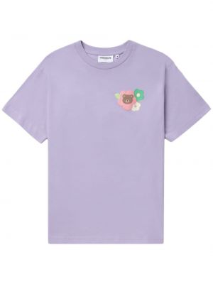 T-shirt à imprimé Chocoolate violet