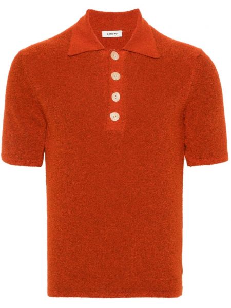Polo marškinėliai Sandro oranžinė