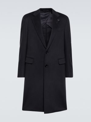 Kasmír kabát Lardini fekete
