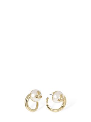 Náušnice s perlami Vivienne Westwood zlaté