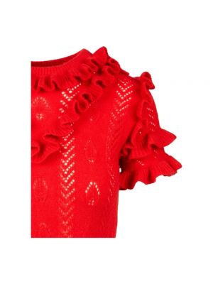 Mini vestido de lana Gucci rojo