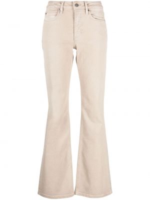 Jeans con stampa Guess Usa beige