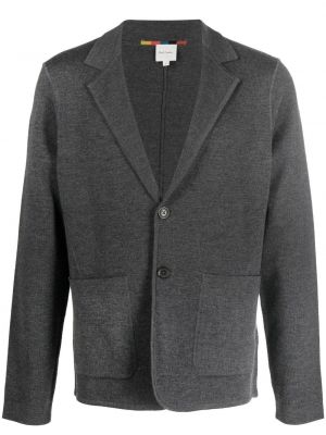 Ull lang blazer Paul Smith grå