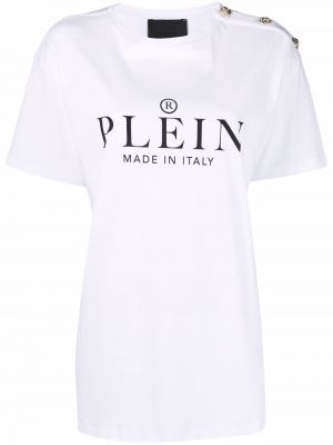 T-shirt à imprimé Philipp Plein blanc