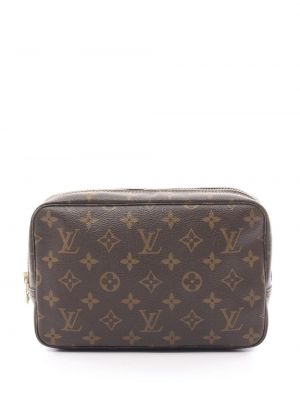 Чанта за козметика Louis Vuitton Pre-owned кафяво