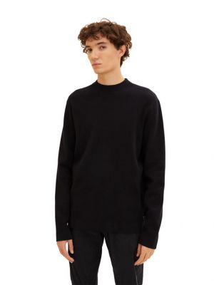Пуловер Tom Tailor Denim черно