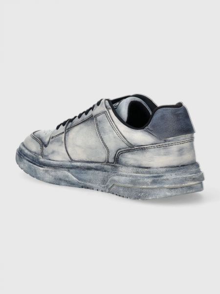 Bőr sneakers Tommy Jeans kék