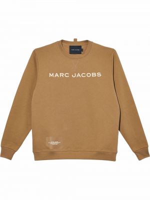 Bomull sweatshirt Marc Jacobs brun