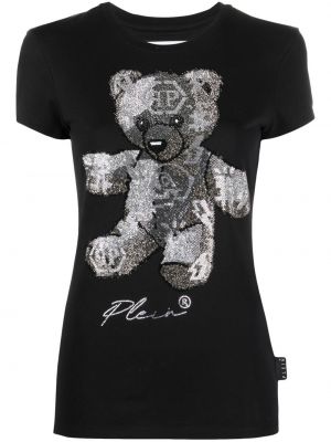 T-shirt con stampa Philipp Plein nero