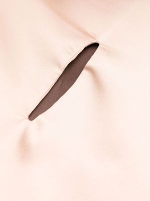 Saténový šál Giorgio Armani hnědý