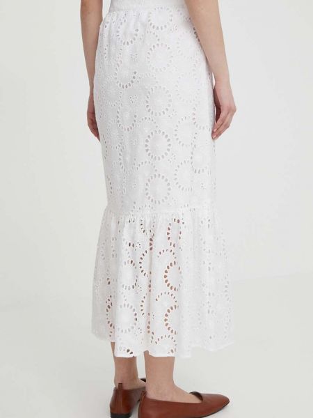 Bavlněné dlouhá sukně Joop! bílé