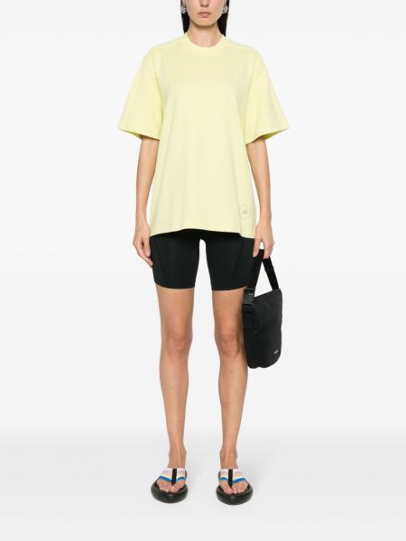 Koszulka z nadrukiem Adidas By Stella Mccartney żółta
