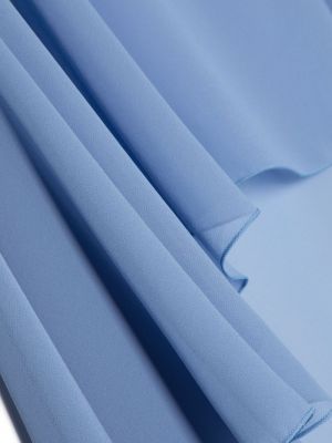 Transparenter bluse mit drapierungen Blanca Vita blau