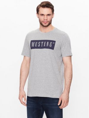 Marškinėliai Mustang pilka