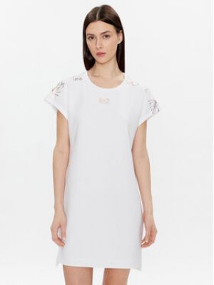 Sukienka Ea7 Emporio Armani biała