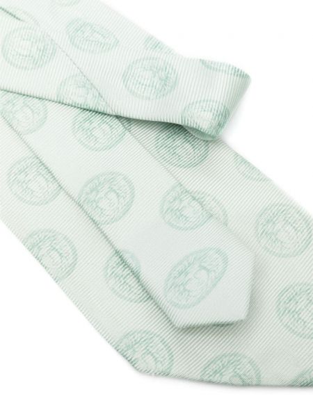 Jedwabny krawat Versace Pre-owned zielony