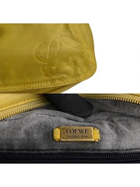 Bolsa de cuero Loewe Pre-owned amarillo